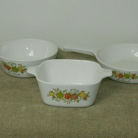 Corning Ware Spice Of Life "L'Echalote" Vintage Se‎ - Picture 3 of 10
